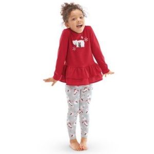 NEW bitty baby red polar bear pajamas!